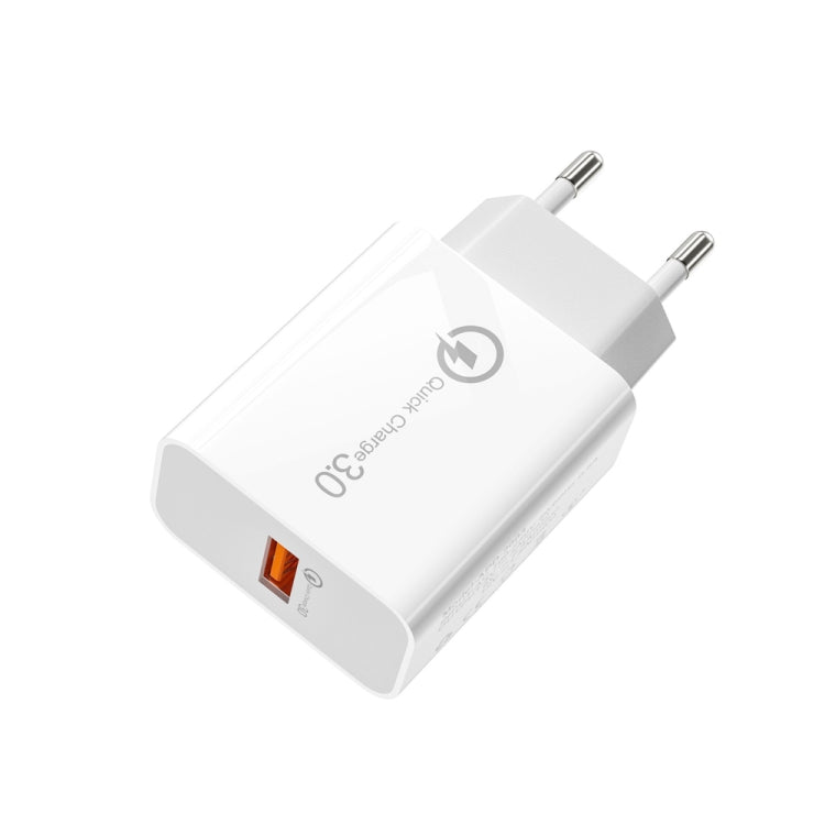 APD-2003 18W QC3.0 단일 포트 USB 충전기 1m USB to Type-C 데이터 케이블 포함, EU 플러그 + USB to Type-C 케이블, US 플러그 + USB to Type-C 케이블