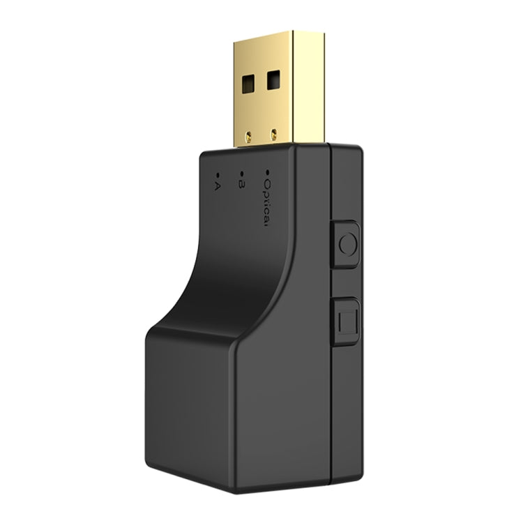 SW03 2-in-1 블루투스 5.0 오디오 송신기 USB + SPDIF 저지연 광 무선 어댑터 TV PC용