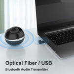 SW03 2-in-1 블루투스 5.0 오디오 송신기 USB + SPDIF 저지연 광 무선 어댑터 TV PC용