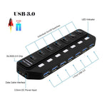 7포트 USB 3.0 허브 독립 스위칭 분배기, 분배기