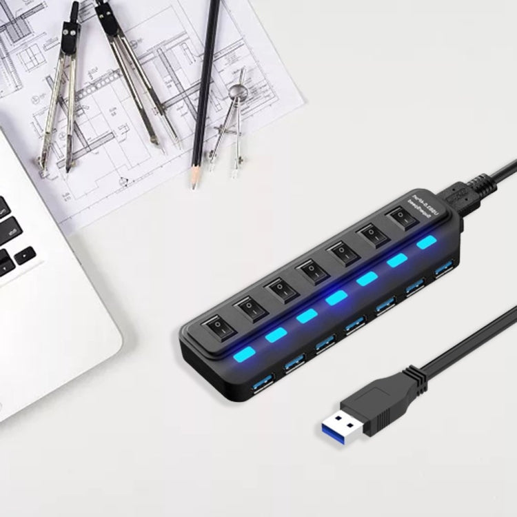 7포트 USB 3.0 허브 독립 스위칭 분배기, 분배기