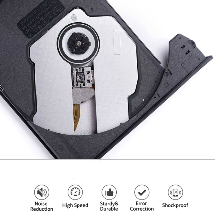 범용 광학 드라이브 Type-C USB 3.0 외장 DVD/CD/VCD 버너 RW SVCD 드라이브 플레이어, 범용 광학 드라이브