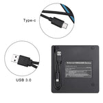 범용 광학 드라이브 Type-C USB 3.0 외장 DVD/CD/VCD 버너 RW SVCD 드라이브 플레이어, 범용 광학 드라이브