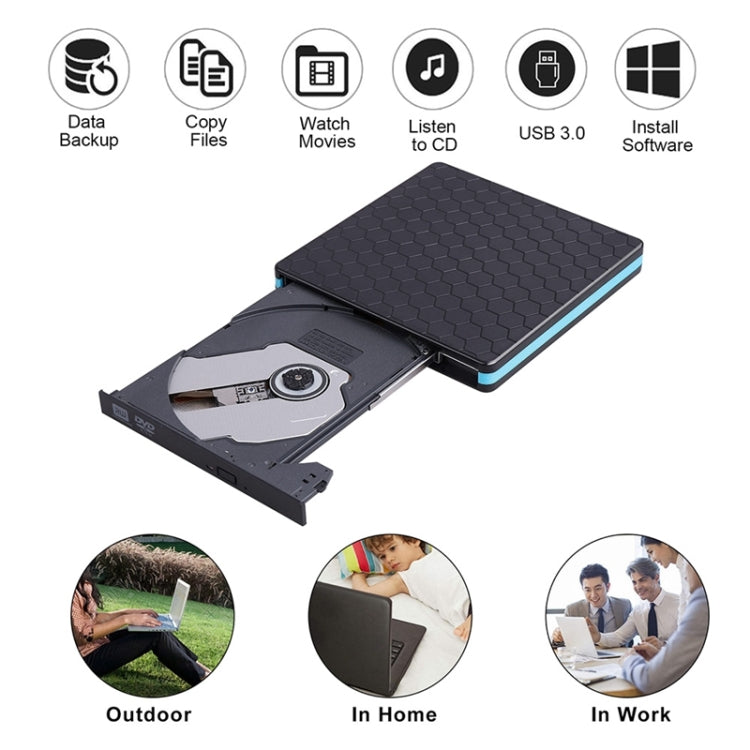 범용 광학 드라이브 Type-C USB 3.0 외장 DVD/CD/VCD 버너 RW SVCD 드라이브 플레이어, 범용 광학 드라이브