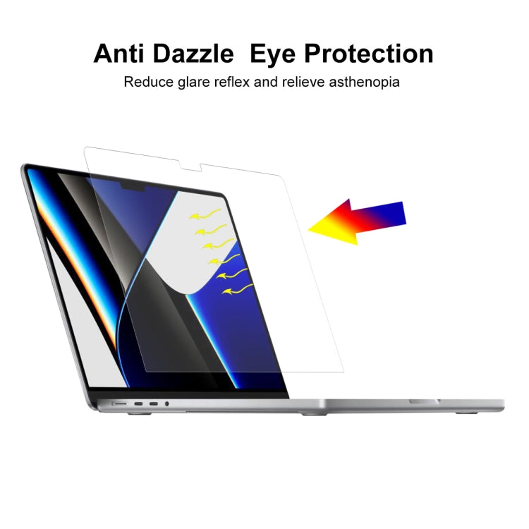 ENKAY 클리어 HD PET 노트북 화면 보호 필름, MacBook Pro 14.2인치 A2442용, MacBook Pro 16.2인치 A2485/A2880 2023용