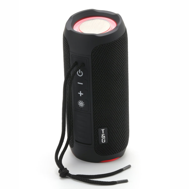 T&G TG227 야외용 휴대용 방수 블루투스 뮤직 스피커, LED 포함, FM / TF / USB 지원