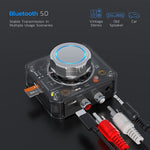 C39 블루투스 5.0 리시버 RCA to 3.5mm 무선 오디오 변환기 TF 카드 지원, C39