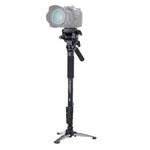 YUNTENG VCT-288 삼각대 마운트 모노포드 유체 드래그 헤드 포함, VCT-288