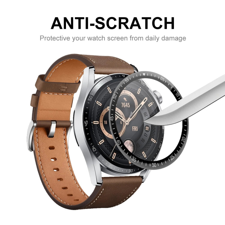 For Huawei Watch GT 3 46mm ENKAY Hat-Prince Full Coverage 3D Curved Soft PC Edge + PMMA HD Screen Protector Film, 1 PC, 2 PCS, 5 PCS, 10 PCS