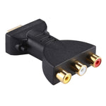 금도금 HDMI 수컷 to 3 RGB RCA 비디오 오디오 어댑터 AV 컴포넌트 변환기 DVD 프로젝터용, HDMI