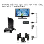 PS2 to HDMI 비디오 변환기 3.5mm 출력 포함