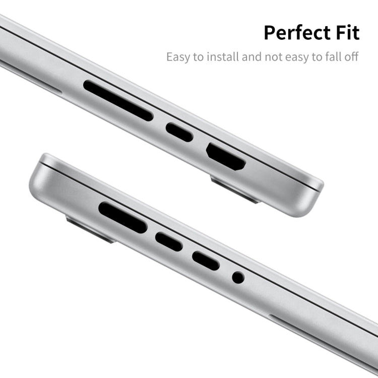 ENKAY Hat-Prince 실리콘 먼지 방지 플러그, MacBook Air 13.6 2022/2024 A2681 (M2) / A3113 (M3)용