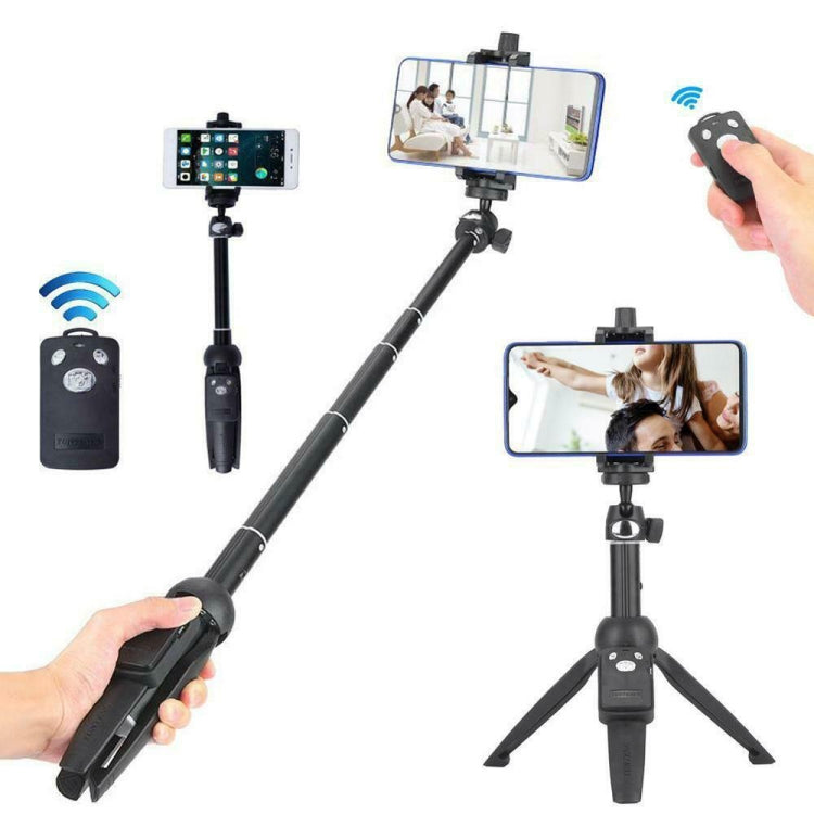 Yunteng YT-9928 3-in-1 핸드헬드 삼각대, 모노포드 셀카봉, 모든 스마트폰용 블루투스 리모컨 셔터