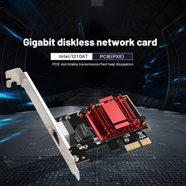 기가비트 디스크리스 PCIe 네트워크 카드 고속 안정 연결 네트워크 어댑터