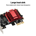 기가비트 디스크리스 PCIe 네트워크 카드 고속 안정 연결 네트워크 어댑터