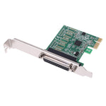 병렬 포트 DB25 25핀 PCIE 라이저 카드 프린터 LPT to PCI-E 익스프레스 카드 AX99100 변환 어댑터
