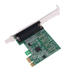 병렬 포트 DB25 25핀 PCIE 라이저 카드 프린터 LPT to PCI-E 익스프레스 카드 AX99100 변환 어댑터