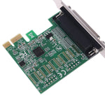 병렬 포트 DB25 25핀 PCIE 라이저 카드 프린터 LPT to PCI-E 익스프레스 카드 AX99100 변환 어댑터