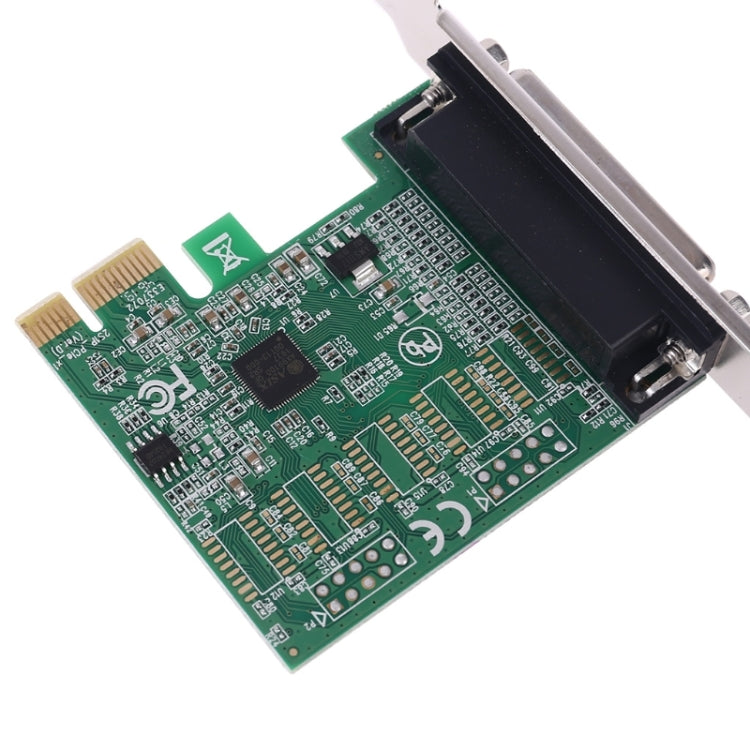 병렬 포트 DB25 25핀 PCIE 라이저 카드 프린터 LPT to PCI-E 익스프레스 카드 AX99100 변환 어댑터