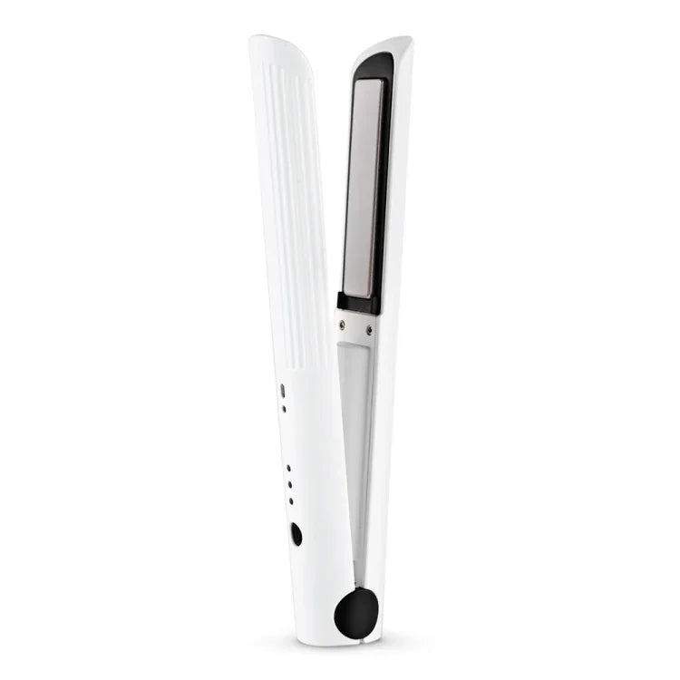 K-SKIN 휴대용 충전식 헤어 스트레이트너 컬러 세라믹 아이언 스타일링 도구 무선 조절 온도 빠른 가열