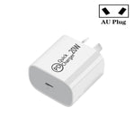 AU-20W PD USB-C / 타입-C 여행용 충전기 휴대폰용, AU 플러그, AU 플러그