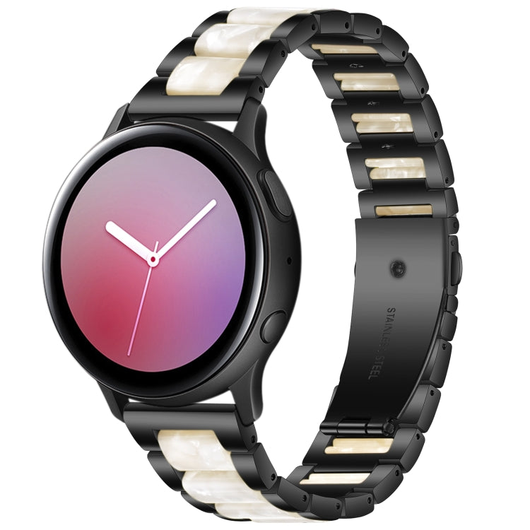 Metal Three Beads + Resin Strap, For Huawei Watch GT 3 46mm / GT Runner, For Huawei Watch GT 3 42mm / Watch GT 2 42mm