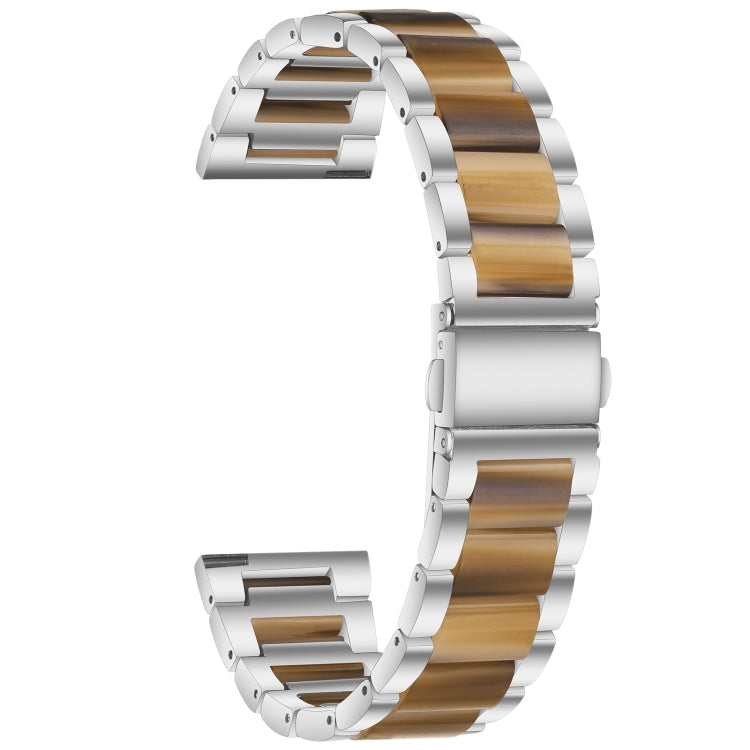 Metal Three Beads + Resin Strap, For Huawei Watch GT 3 46mm / GT Runner, For Huawei Watch GT 3 42mm / Watch GT 2 42mm