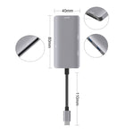 5-in-1 데이터 리드 허브 어댑터 SD / TF / CF 카드, 듀얼 USB3.0 포트, 듀얼 USB3.0+SD / TF / CF 카드