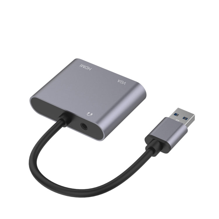 3-in-1 USB to HDMI / VGA / 오디오 허브 어댑터
