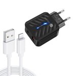 PD03 20W PD3.0 + QC3.0 USB 충전기 USB to 8핀 데이터 케이블 포함, EU 플러그, EU 플러그 + USB to 8핀 케이블