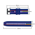 Rainbow Silicone Watchband, For Honor Watch Dream