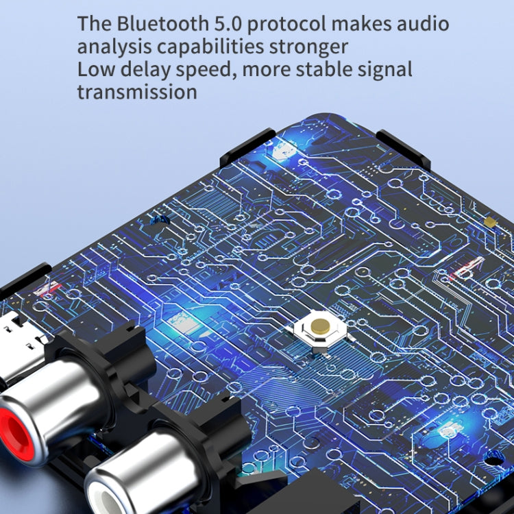BT-21 NFC 블루투스 5.0 리시버 & 트랜스미터 RCA 3.5mm AUX 오디오 어댑터, BT-21