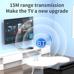 BT-21 NFC 블루투스 5.0 리시버 & 트랜스미터 RCA 3.5mm AUX 오디오 어댑터, BT-21