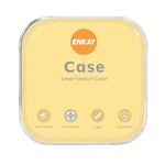 ENKAY Full Coverage PC Frame + Tempered Glass Protector Composite Case