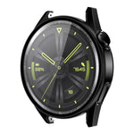 For Huawei Watch GT 3 46mm ENKAY Matte PC Frame + Tempered Glass Protector Case