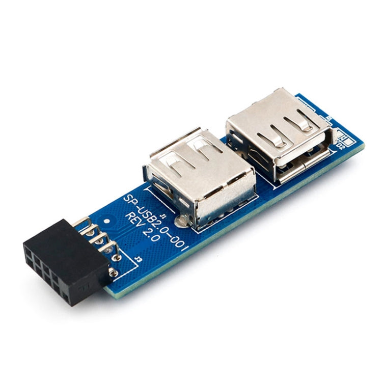 9핀 PC 마더보드에서 2 x USB 2.0 암 변환기, 동글용 무선 마우스 수신기