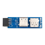 9핀 PC 마더보드에서 2 x USB 2.0 암 변환기, 동글용 무선 마우스 수신기