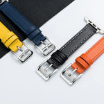마이크로화이버 가죽 핀 버클 시계줄, 애플 워치 시리즈용, 7 41mm / 6&SE&5&4 40mm / 3&2&1 38mm, 7 45mm / 6&SE&5&4 44mm / 3&2&1 42mm
