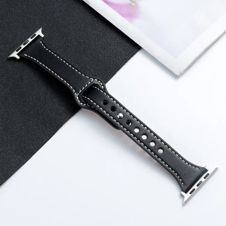 마이크로화이버 가죽 시계줄, 애플 워치 시리즈용, 7 41mm / 6&SE&5&4 40mm / 3&2&1 38mm, 7 45mm / 6&SE&5&4 44mm / 3&2&1 42mm