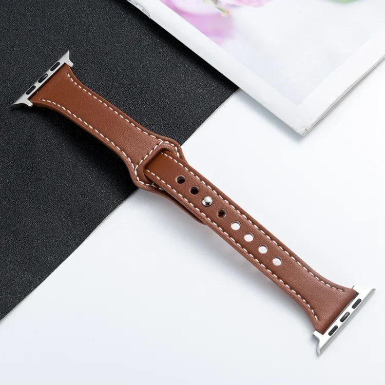 마이크로화이버 가죽 시계줄, 애플 워치 시리즈용, 7 41mm / 6&SE&5&4 40mm / 3&2&1 38mm, 7 45mm / 6&SE&5&4 44mm / 3&2&1 42mm