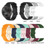 Small Lattice Silicone Sports Strap, For Garmin Vivomove HR Sport, For Garmin Vivoactive 3, For Garmin Vivoactive 3 Music, For Garmin Forerunner 245