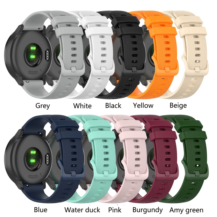 Checkered Silicone Strap, For Ticwatch GTH, For Ticwatch E3, For Ticwatch E
