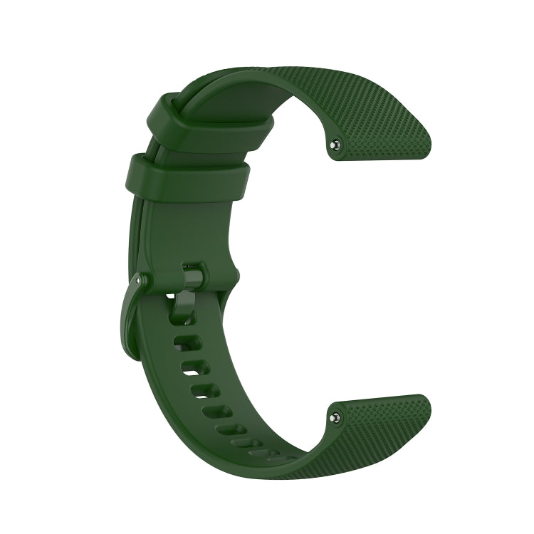 Checkered Silicone Strap, For Huawei Watch GT3 42mm, For Huawei Watch GT2 42mm, For Huawei Watch 2, For Honor Watch ES