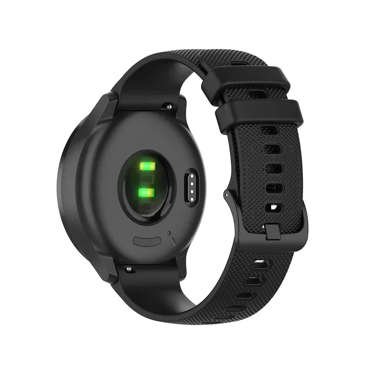 22mm Checkered Silicone Strap, For Samsung Galaxy Watch3 45MM, For Samsung Galaxy Watch 46mm, For Samsung Gear S3 Classic