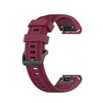 20mm Solid Color Silicone Quick Release Strap, For Garmin Fenix 7S