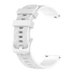 20mm Carbon Fiber Striped Silicone Strap, For Garmin Vivomove Style