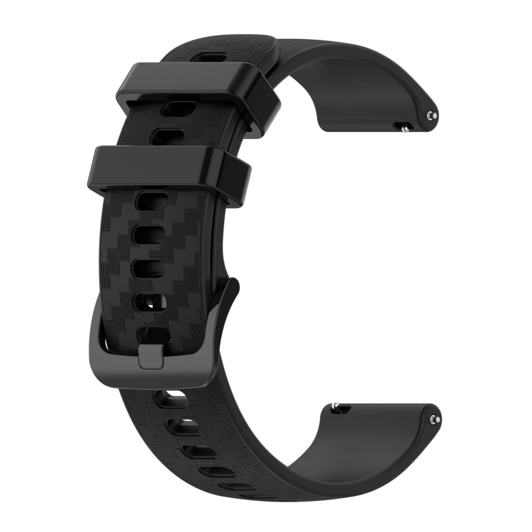 20mm Carbon Fiber Striped Silicone Strap, For Amazfit GTS 3, For Amazfit GTS 2E, For Amazfit GTS 2 mini, For Amazfit GTS 2