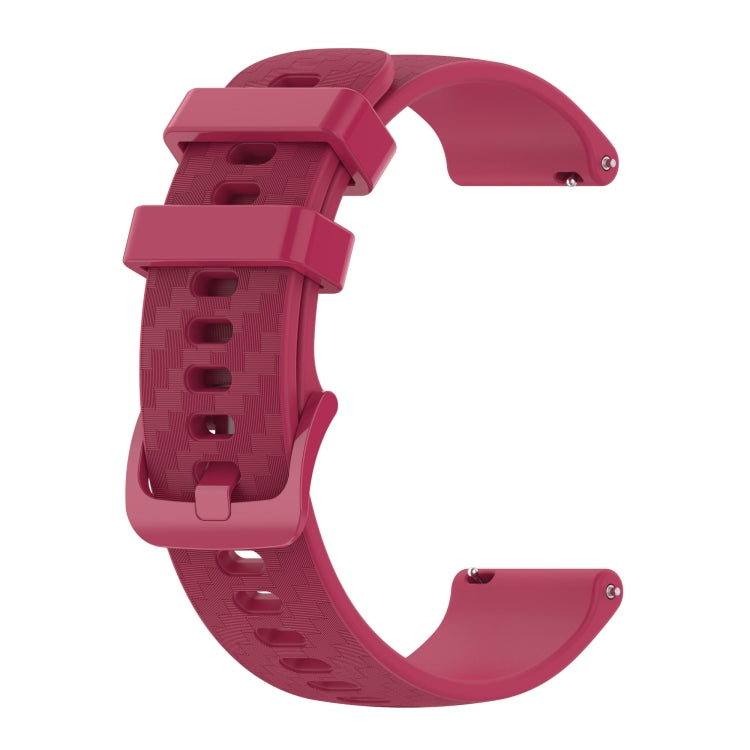20mm Carbon Fiber Striped Silicone Strap, For Amazfit GTS 3, For Amazfit GTS 2E, For Amazfit GTS 2 mini, For Amazfit GTS 2