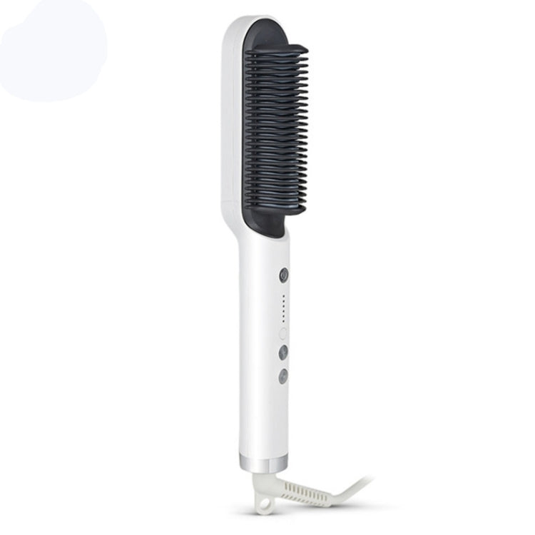 K-SKIN KD380 헤어 스트레이트너 전기 스트레이트 헤어 컬러 빗 브러시 PTC 가열 세라믹 스트레이트 헤어 브러시, UK 플러그, 블랙, UK 플러그, 화이트, EU 플러그, 블랙, EU 플러그, 화이트