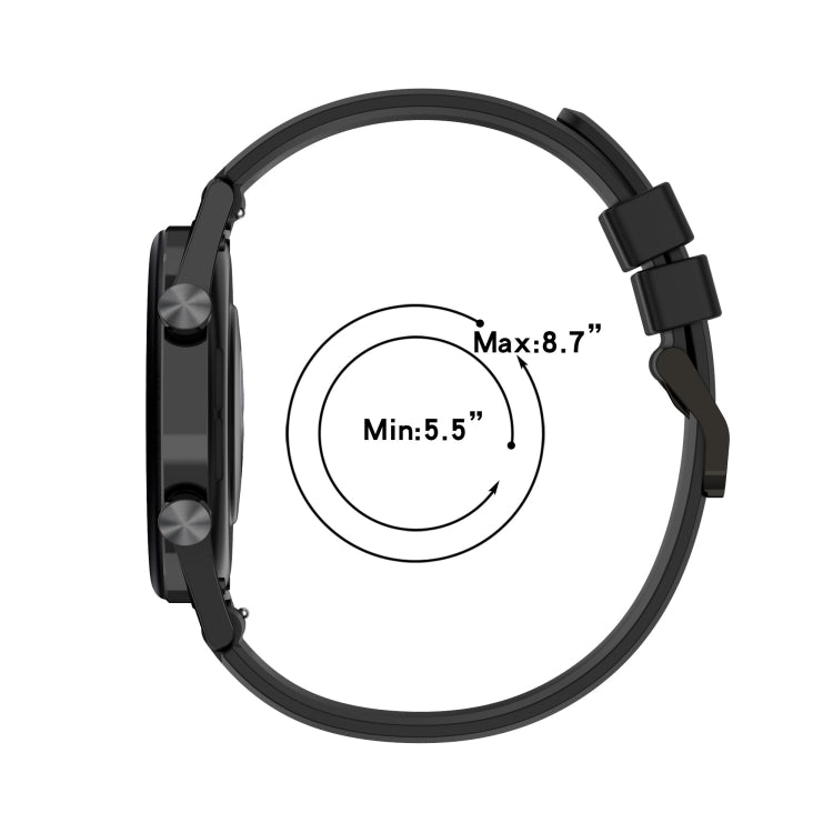 22mm Vertical Silicone Watch band, For Honor Watch Dream
